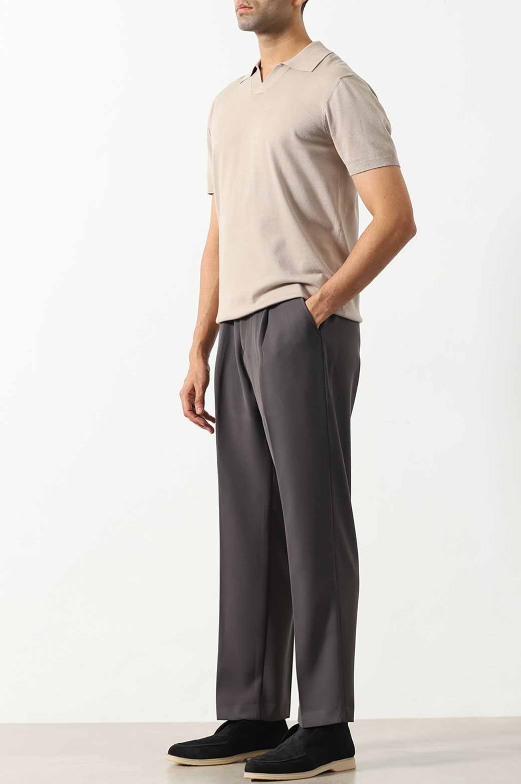 GREY ADJUSTABLE PANTS