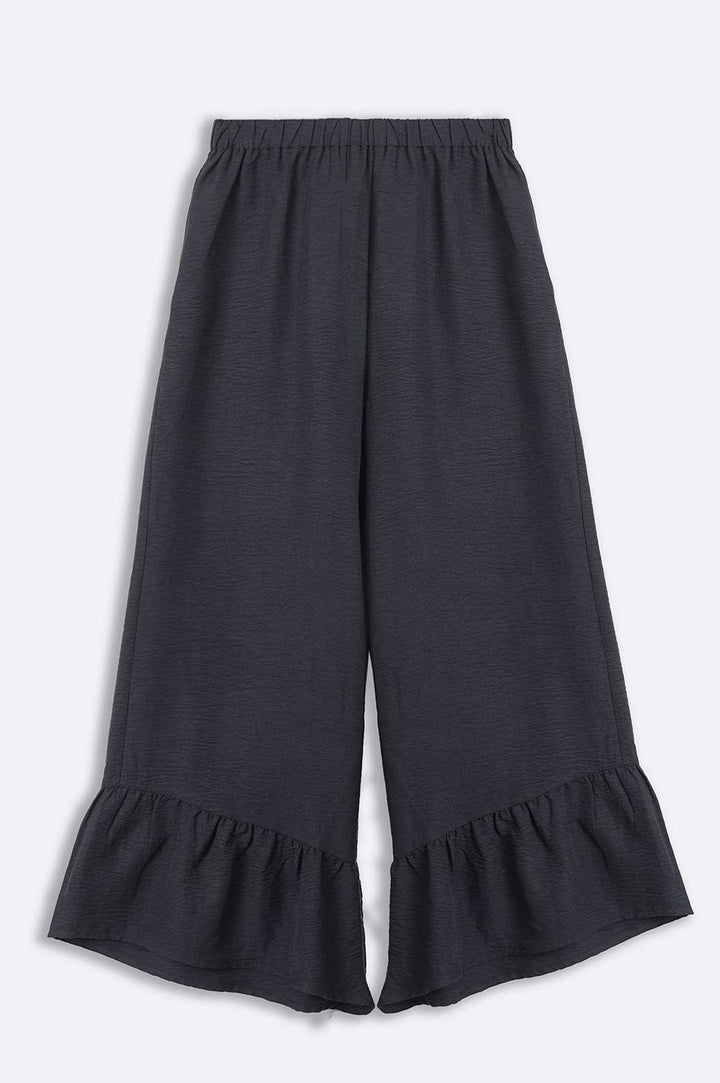 BLACK RESORT FLARED PANTS