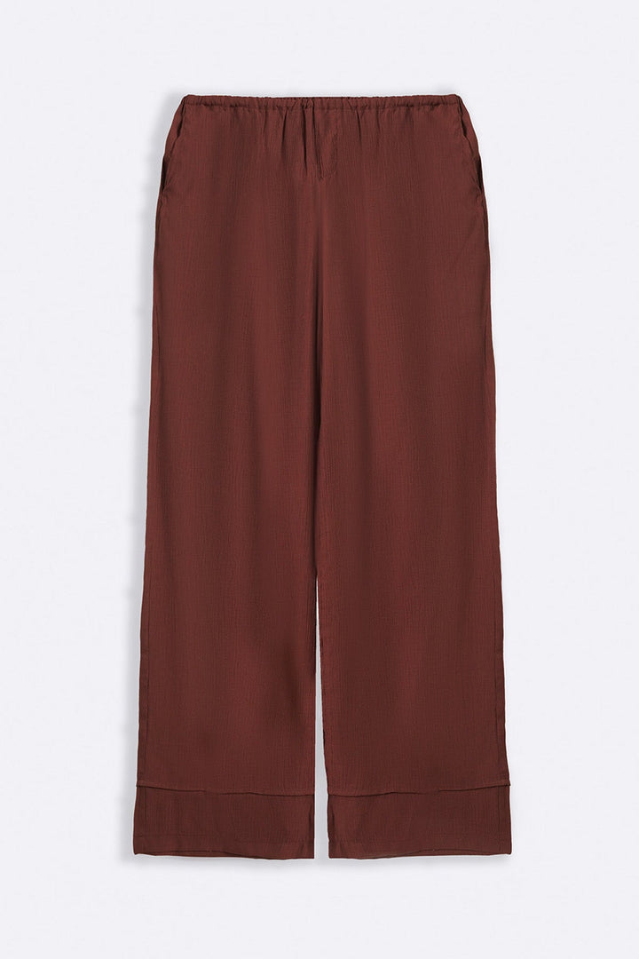 FLOWY TEXTURED PANTS