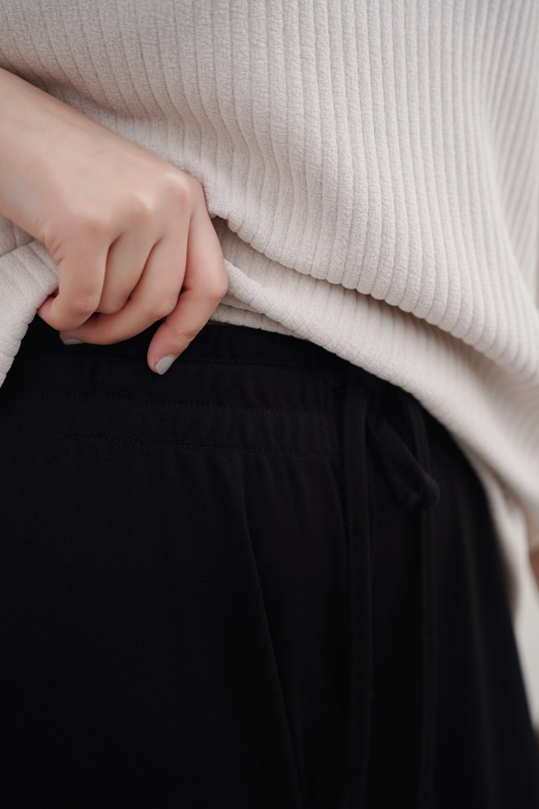 BLACK IN A CLOUD TROUSERS