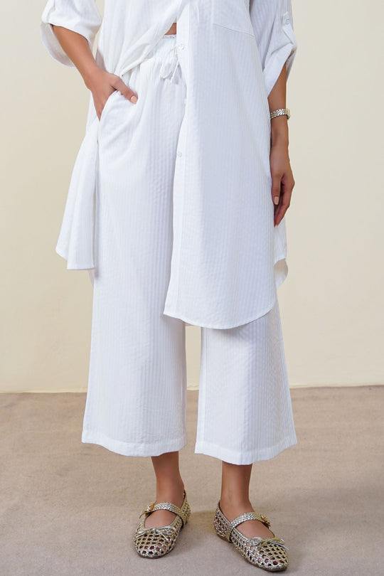 WHITE LUNCH & BROWSE CULOTTES