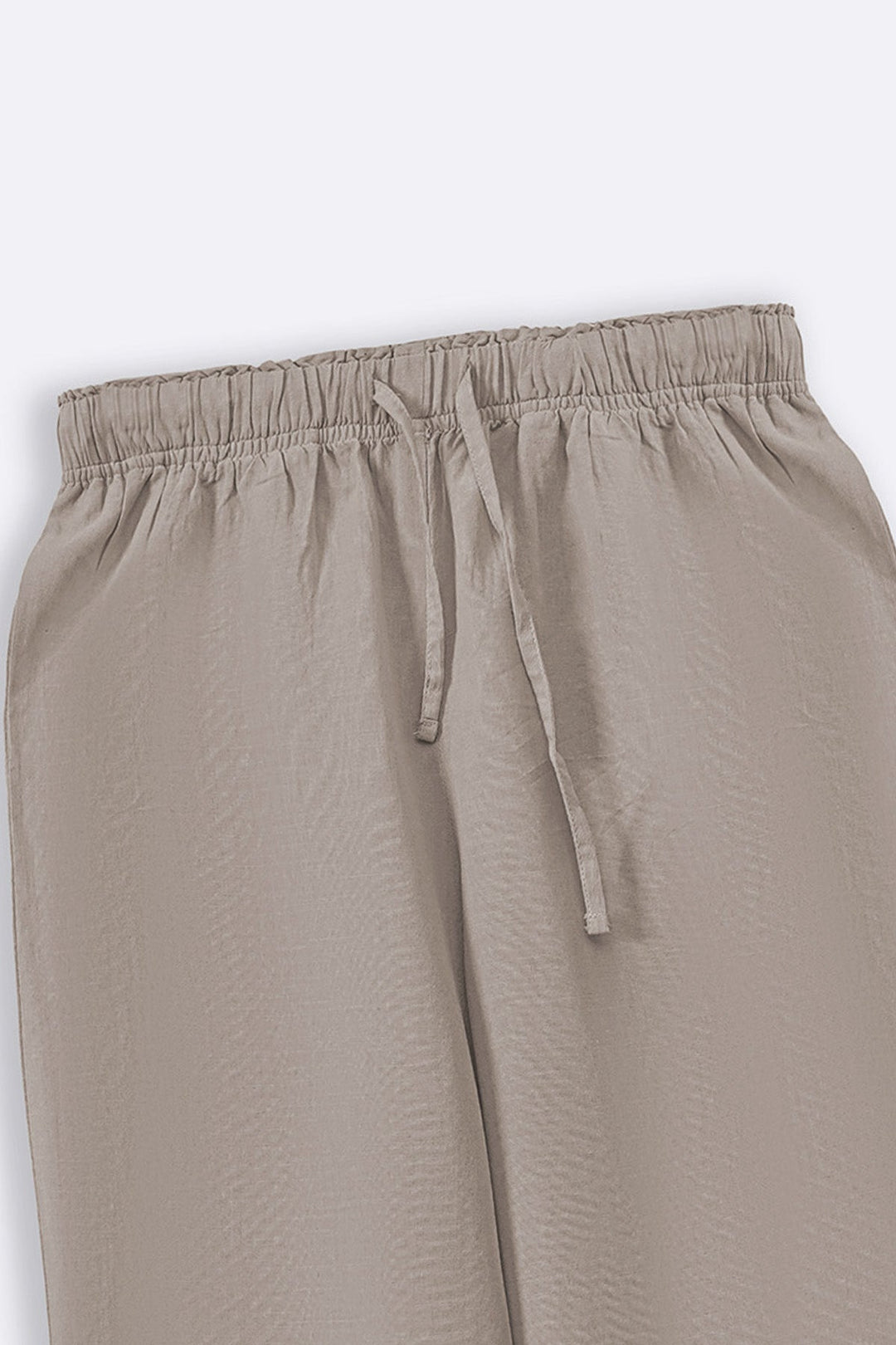 BEIGE ESSENTIAL COTTON CULOTTES