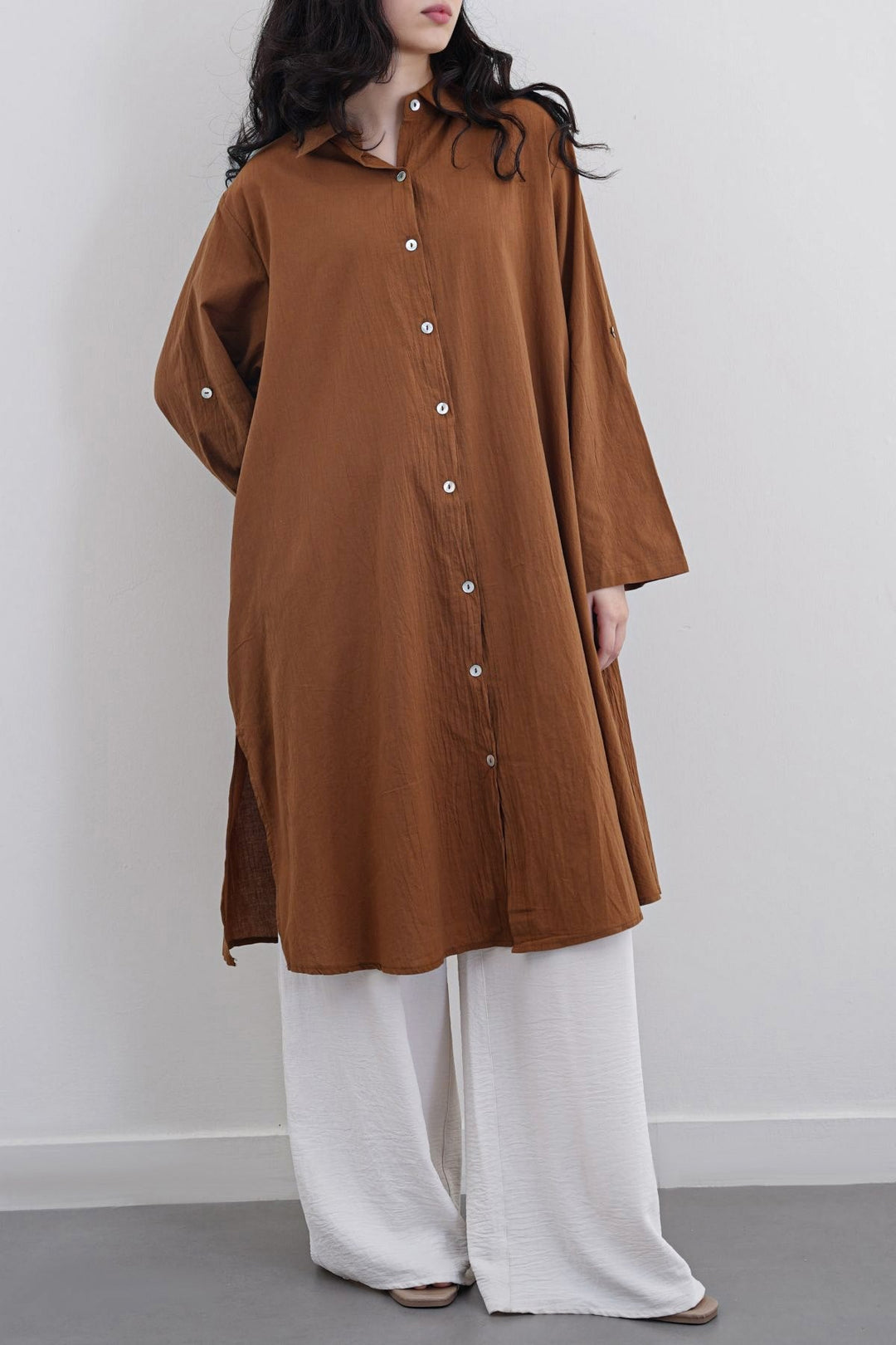 CAMEL ORGANIC COTTON TUNIC