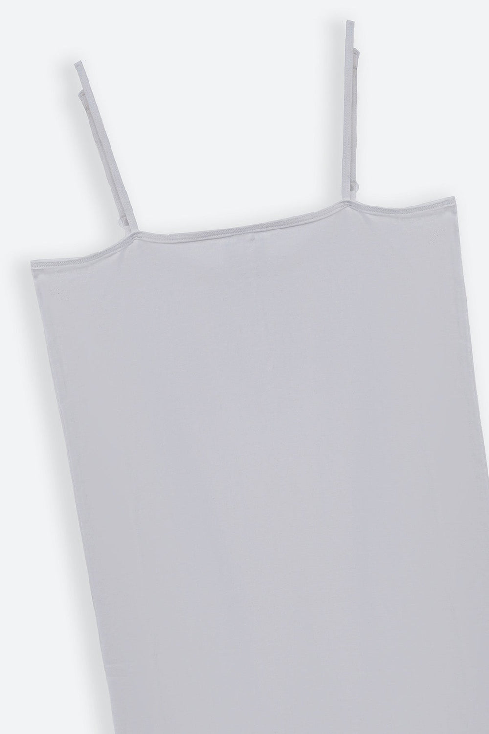 WHITE ESSENTIAL LONG CAMISOLE