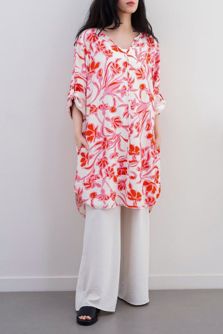 PINK JUST PEACH TUNIC