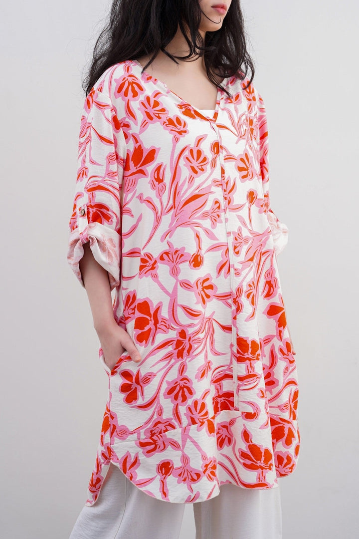 PINK JUST PEACH TUNIC
