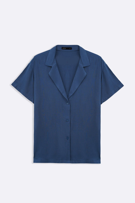 TEAL SAFARI BLAZER SHIRT