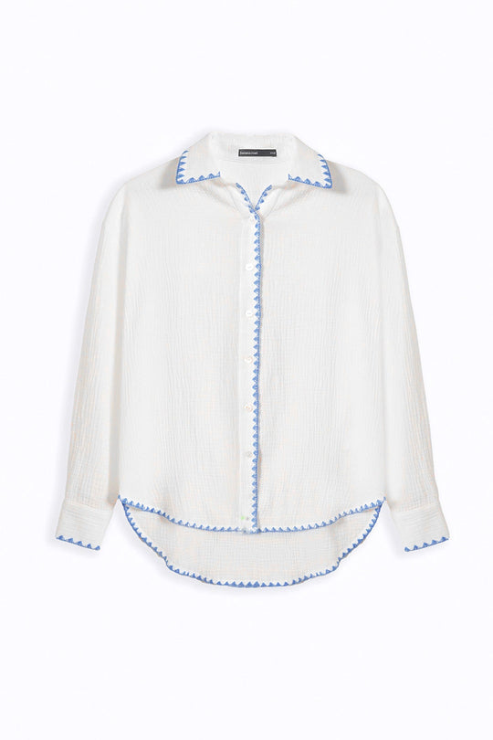 BLUE MUSLIN RESORT SHIRT