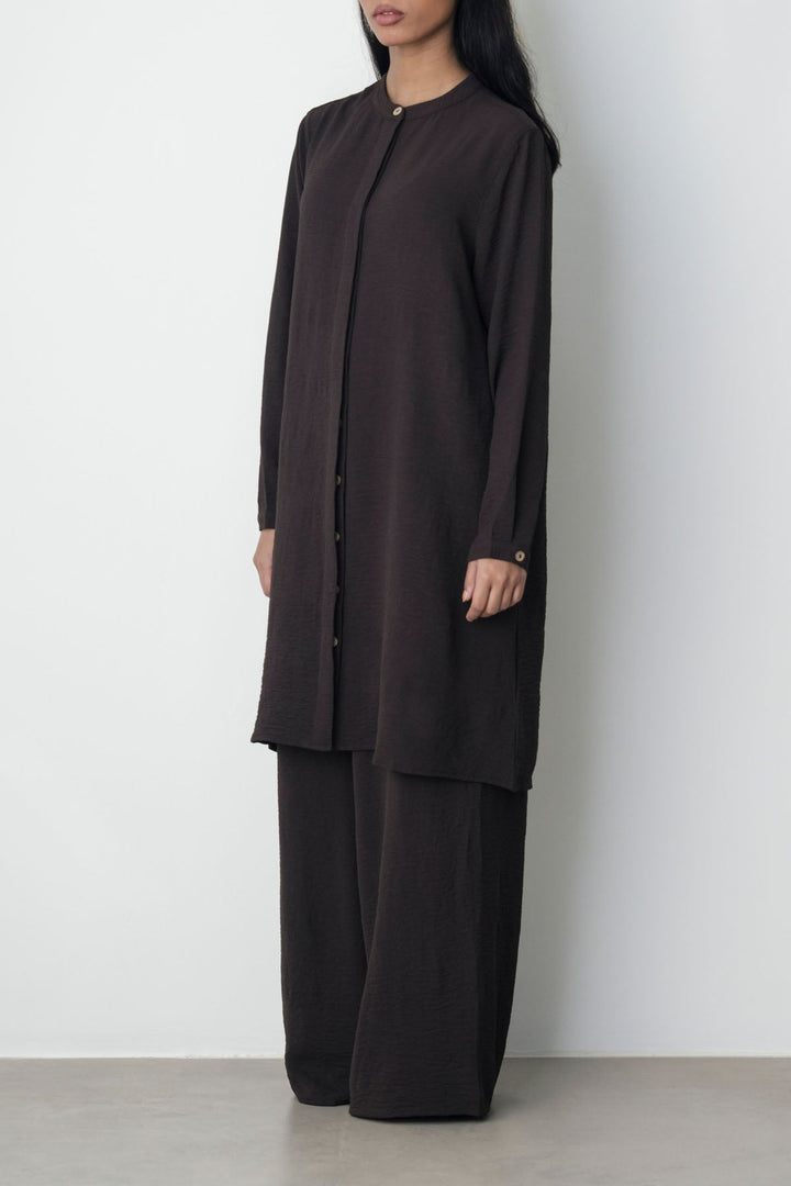 COFFEE SLINKY LONG TUNIC
