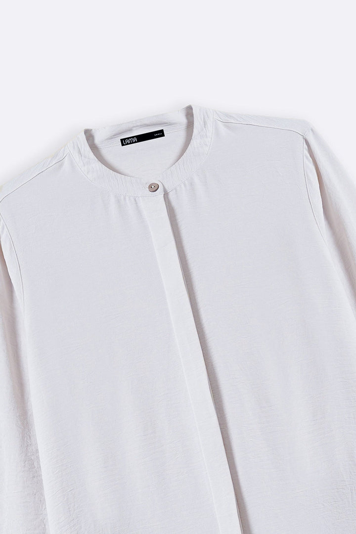 CREAM SLINKY LONG TUNIC