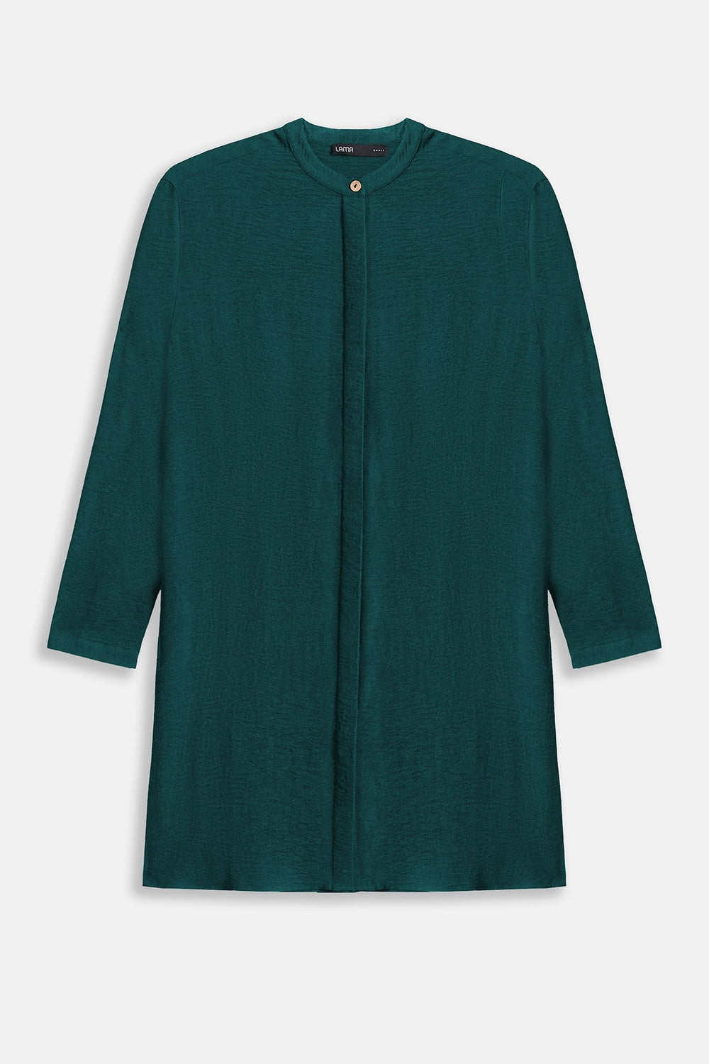 EMERALD GREEN SLINKY LONG TUNIC