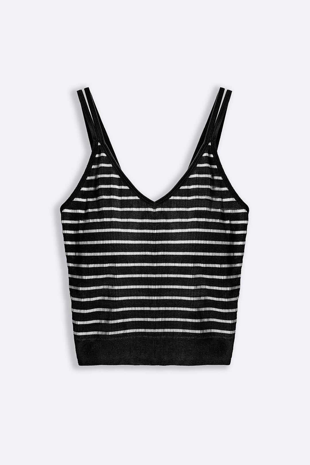BLACK COMFORT BRA TANK TOP