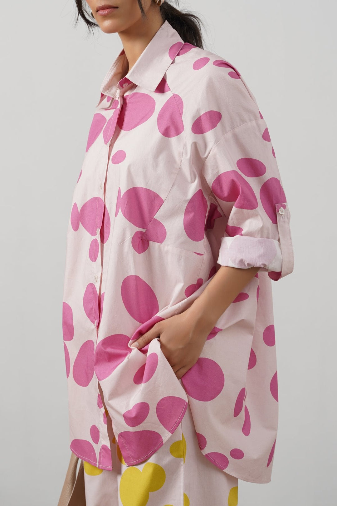 PINK PINK POPLIN SHIRT