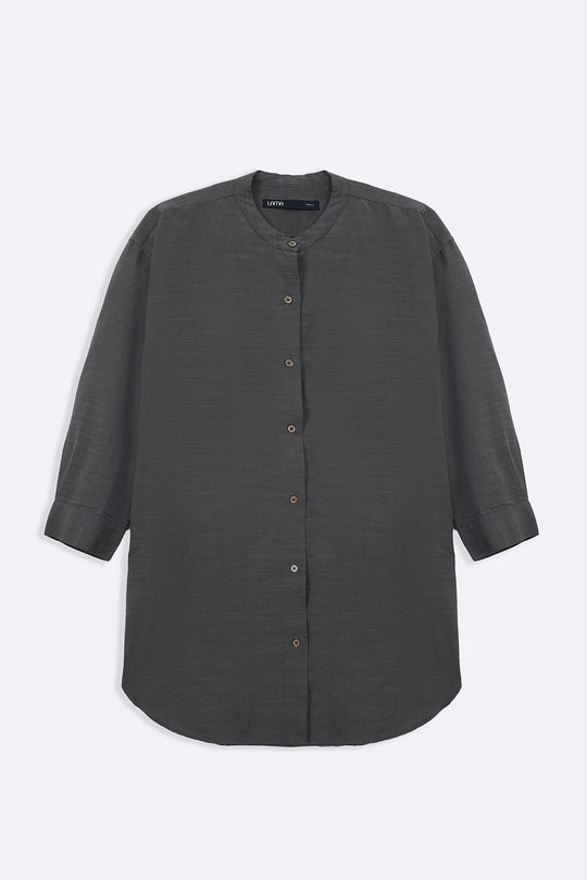 MOUSE GREY ESSENTIAL COTTON SHIRT