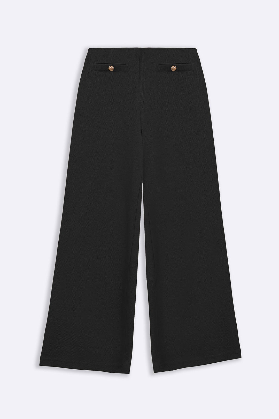 BLACK SEMI-FORMAL KNIT PANTS