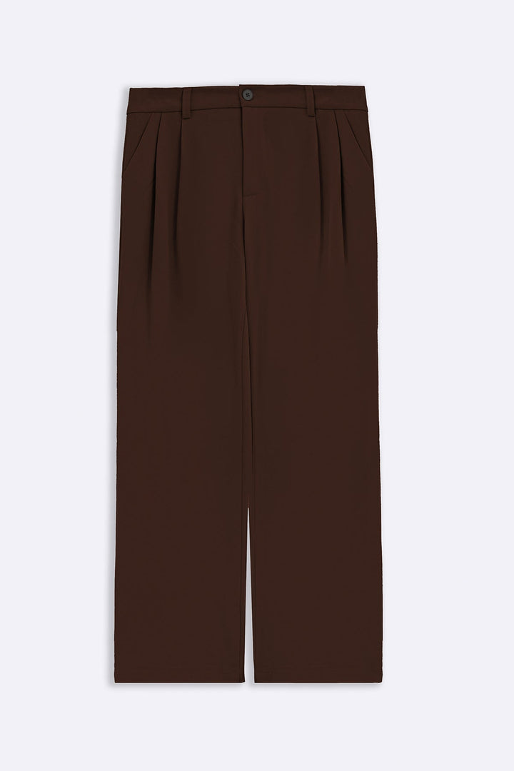 CHOCOLATE CLASSIC TAILORED PANTS
