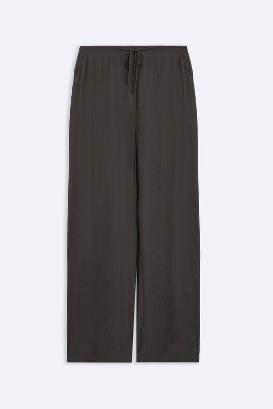 CHARCOAL TEXTURED LONG PANTS