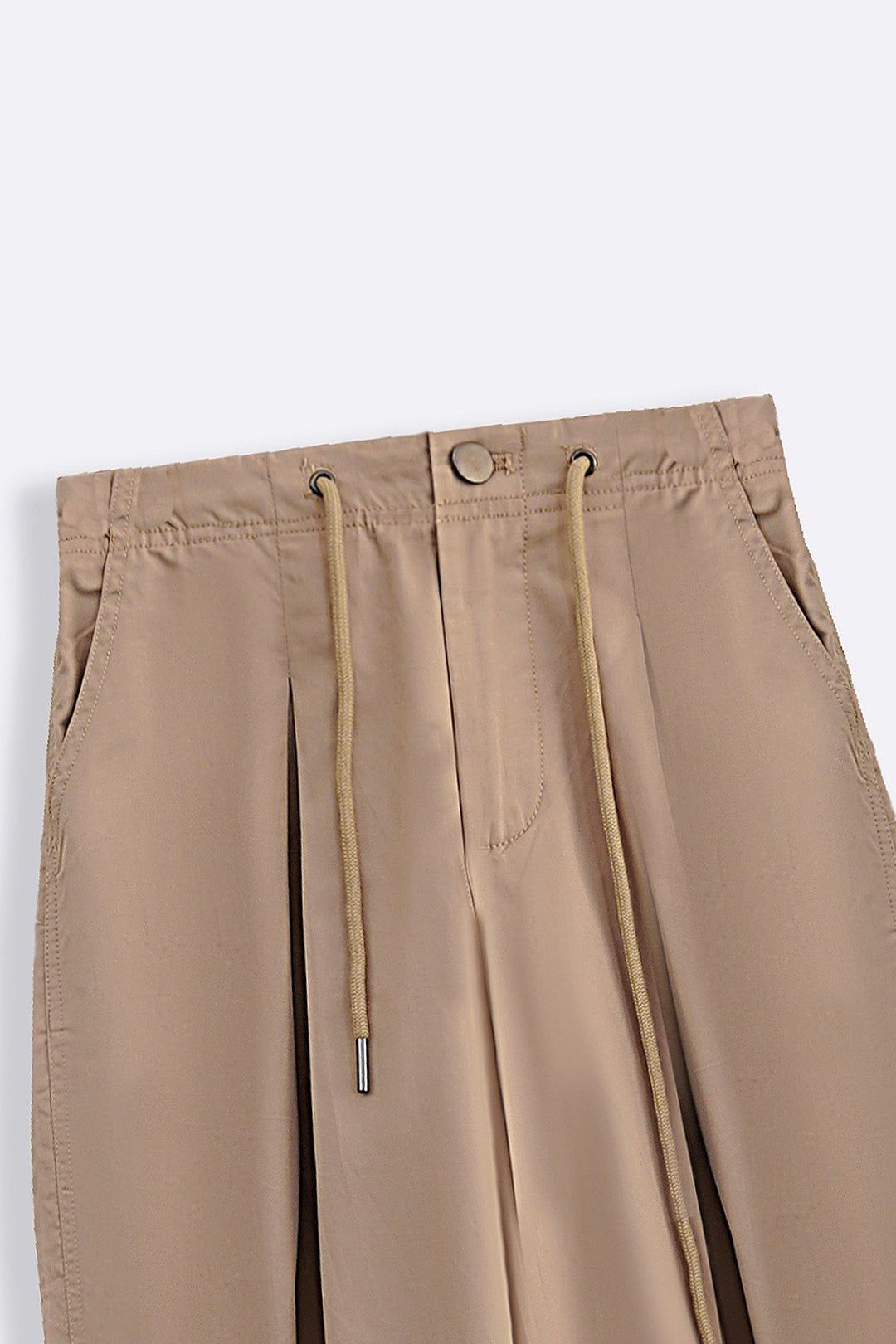 SAND COTTON SLOUCH PANTS