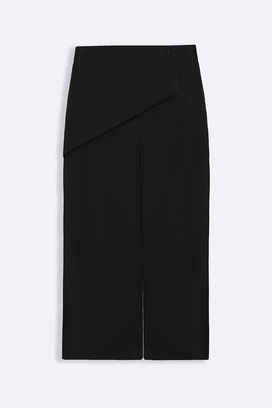 BLACK SKIRT OVERLAY PANTS