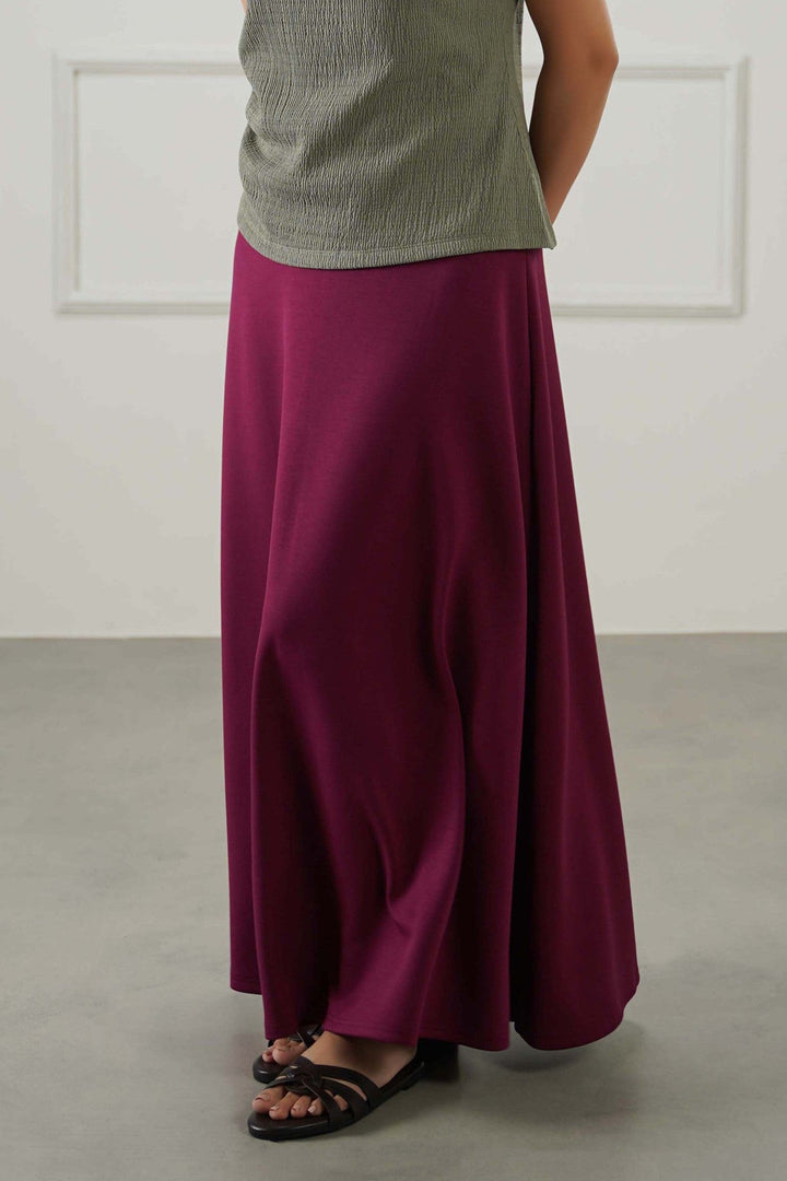 MAROON CASUAL EVERYDAY SKIRT