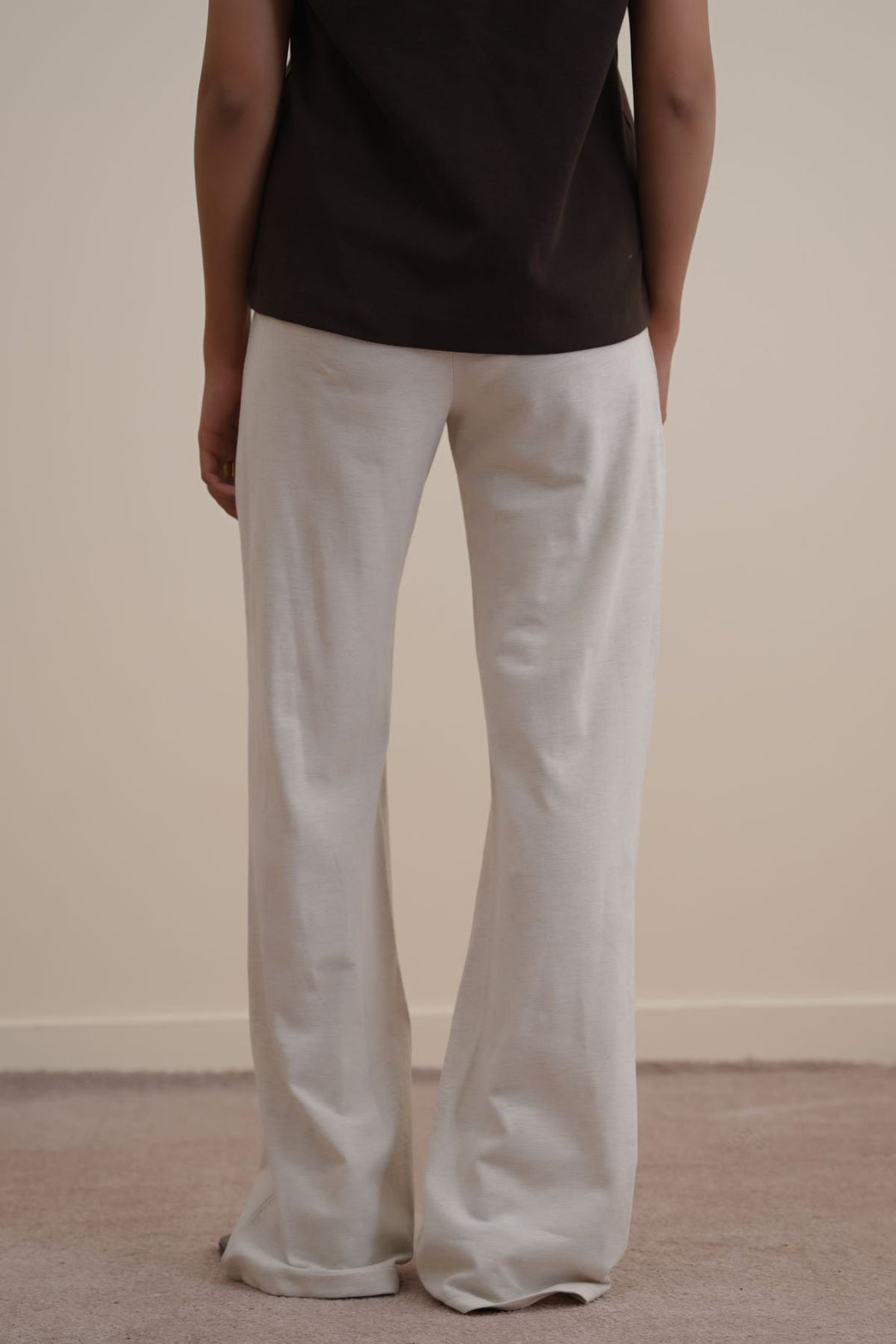 OAT WHITE MELANGE DAILY YOGA PANTS