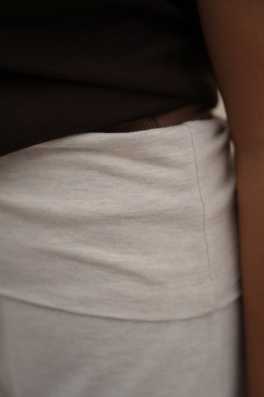 OAT WHITE MELANGE DAILY YOGA PANTS