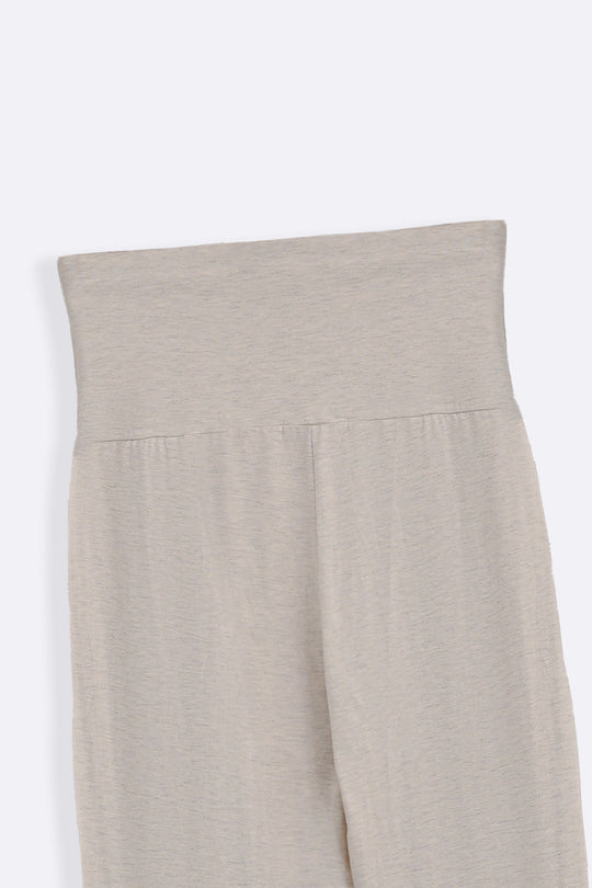 OAT WHITE MELANGE DAILY YOGA PANTS