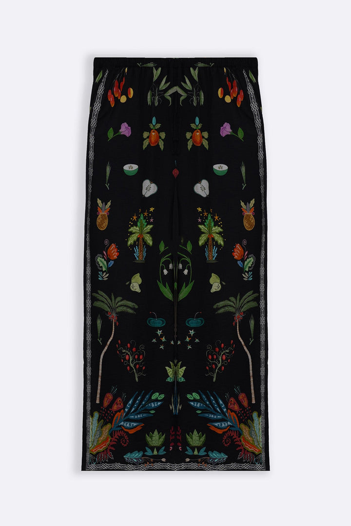 BLACK GREEN APPLE PANTS