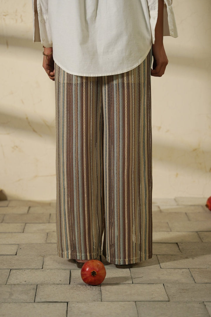 TAUPE RESORT PANTS WITH LINING
