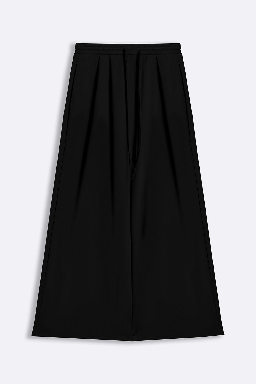 BLACK FLOWY WIDE PANTS