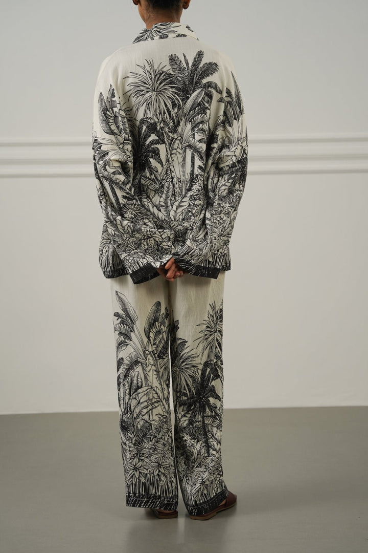 OFF WHITE JUNGLE ETCH PANTS