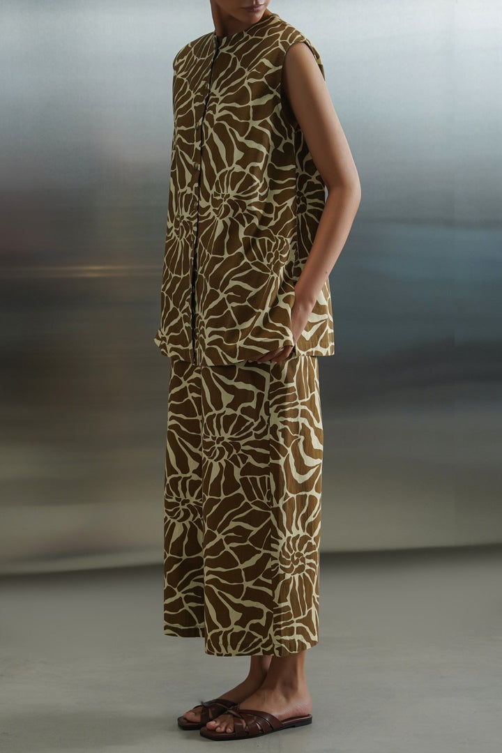 BROWN SANTORINI ARCHIVE CULOTTES