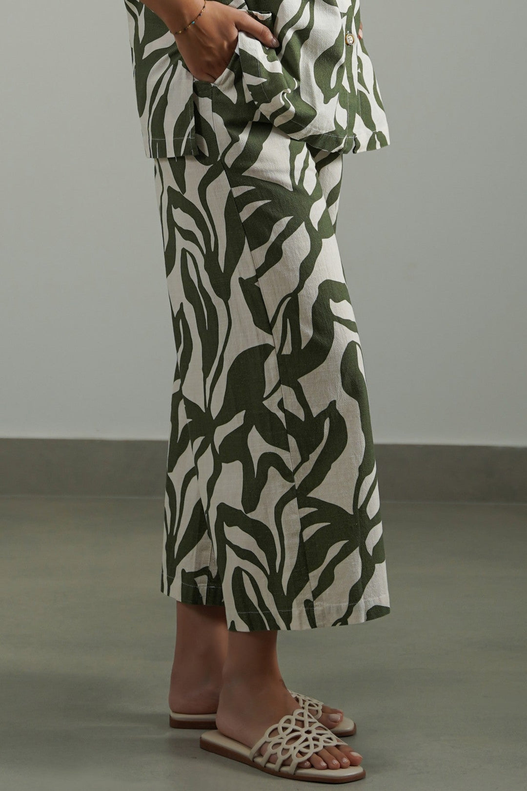 GREEN WEEKEND ON BROADWAY CULOTTES