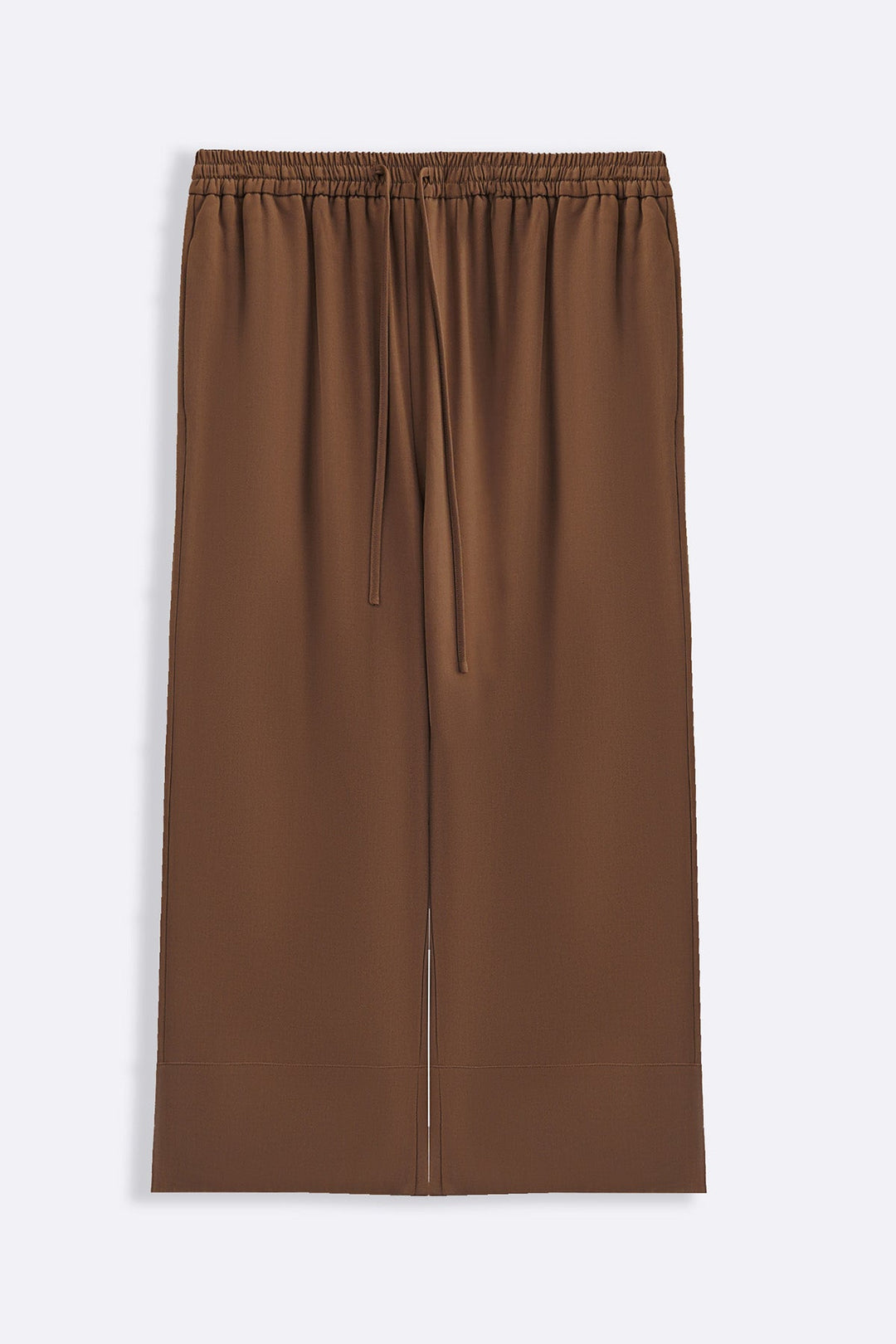 TAUPE TENCEL-LINEN EASE PANTS