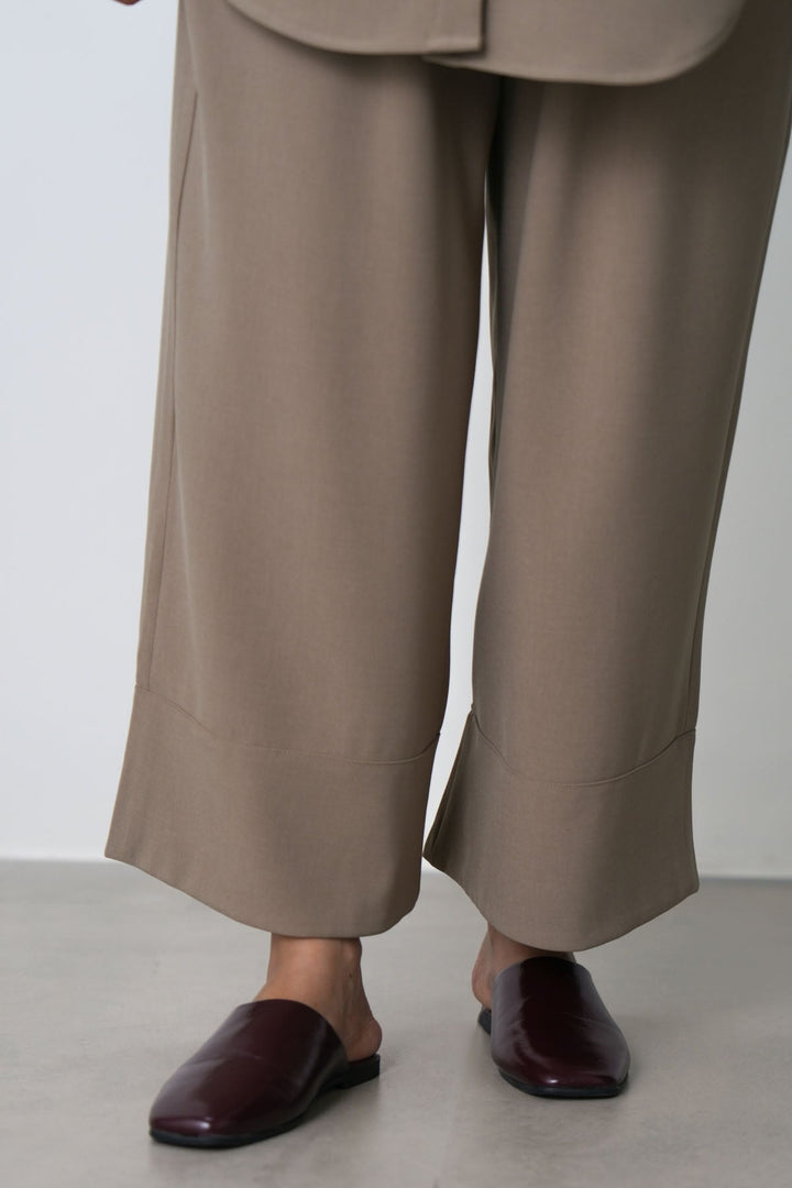 BEIGE FLOW CULOTTES