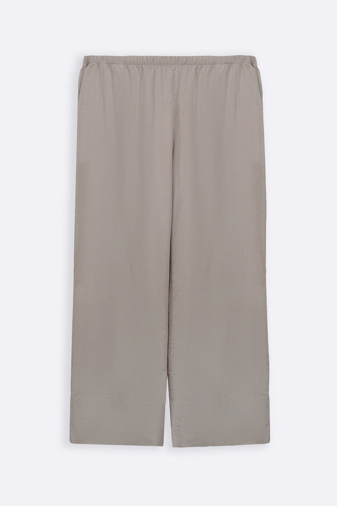 BEIGE EASY WIDE PANTS