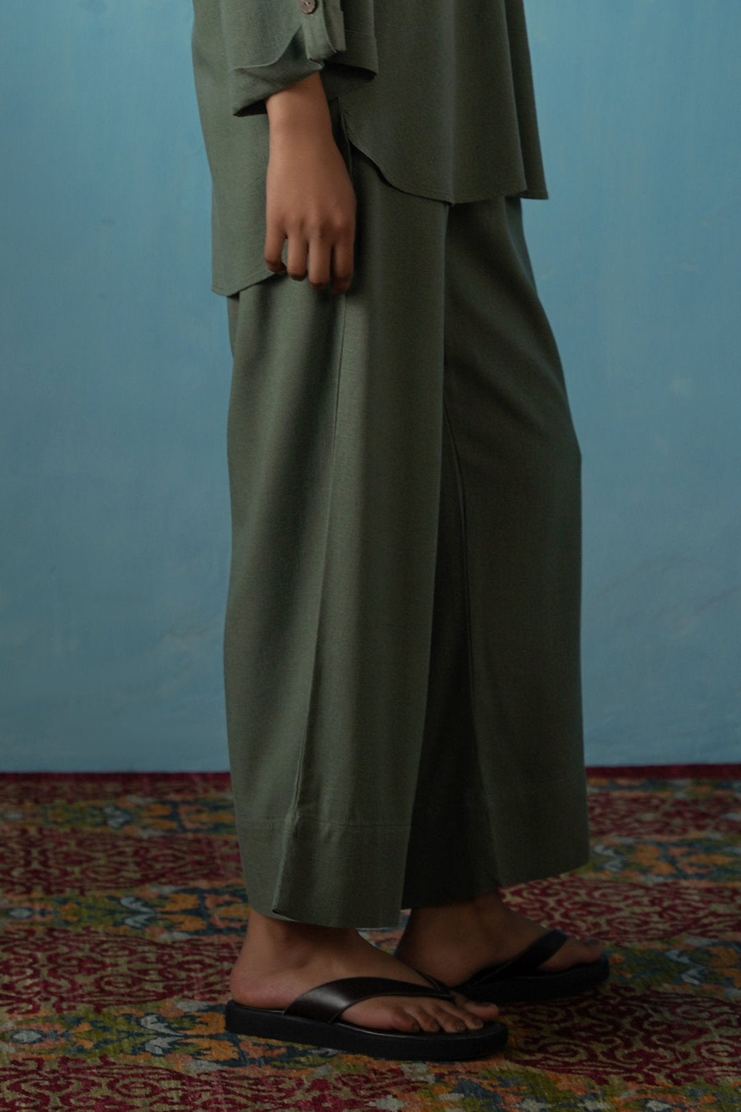 GREEN EVERYDAY CULOTTES
