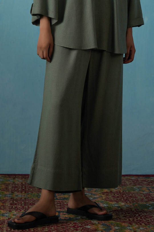 GREEN EVERYDAY CULOTTES