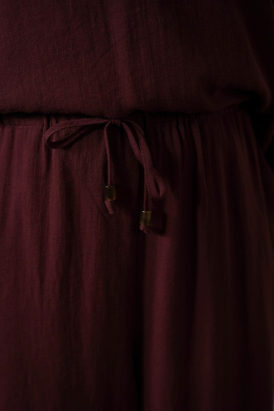 OX BLOOD CROPPED SAFARI PANTS