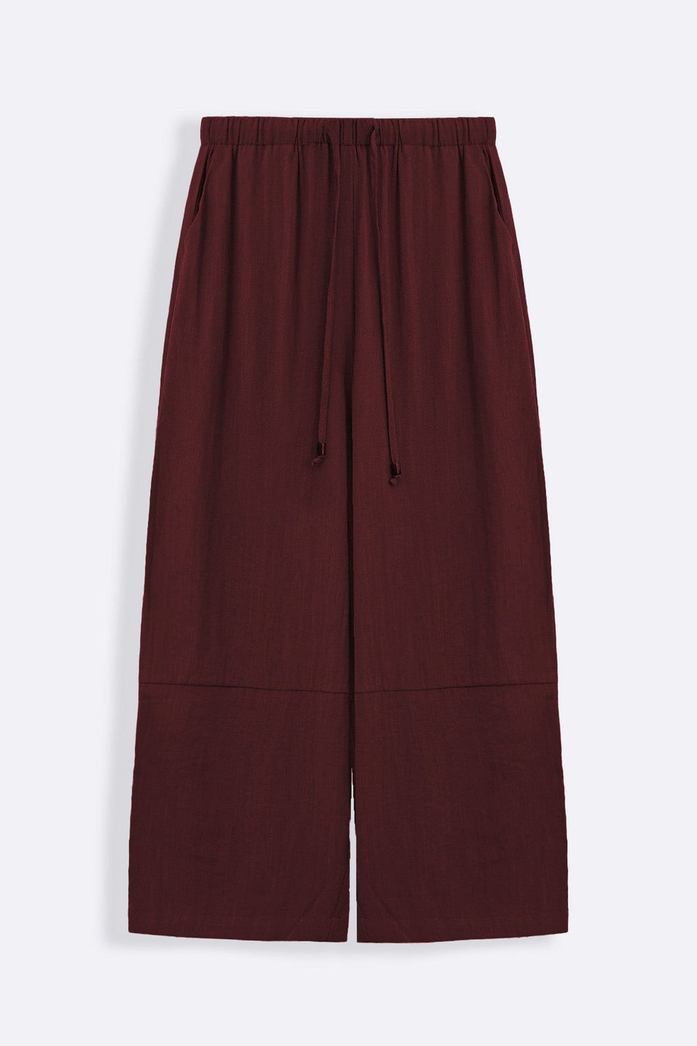 OX BLOOD CROPPED SAFARI PANTS