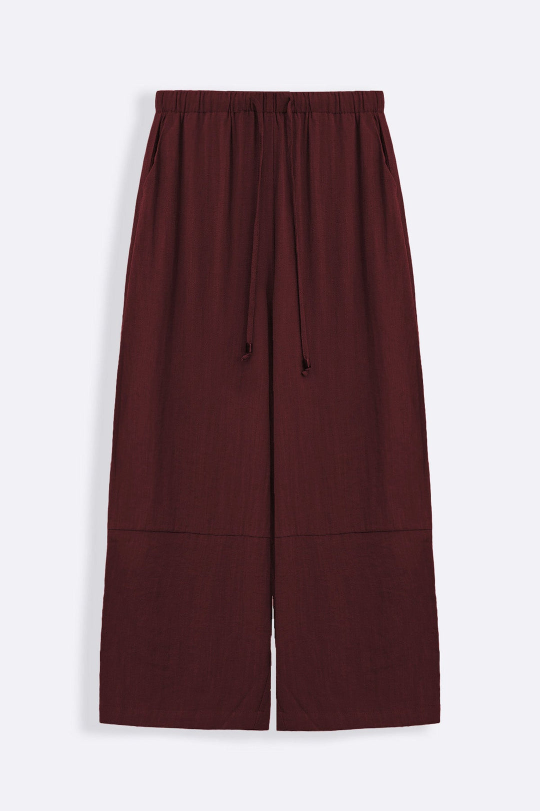 OX BLOOD CROPPED SAFARI PANTS