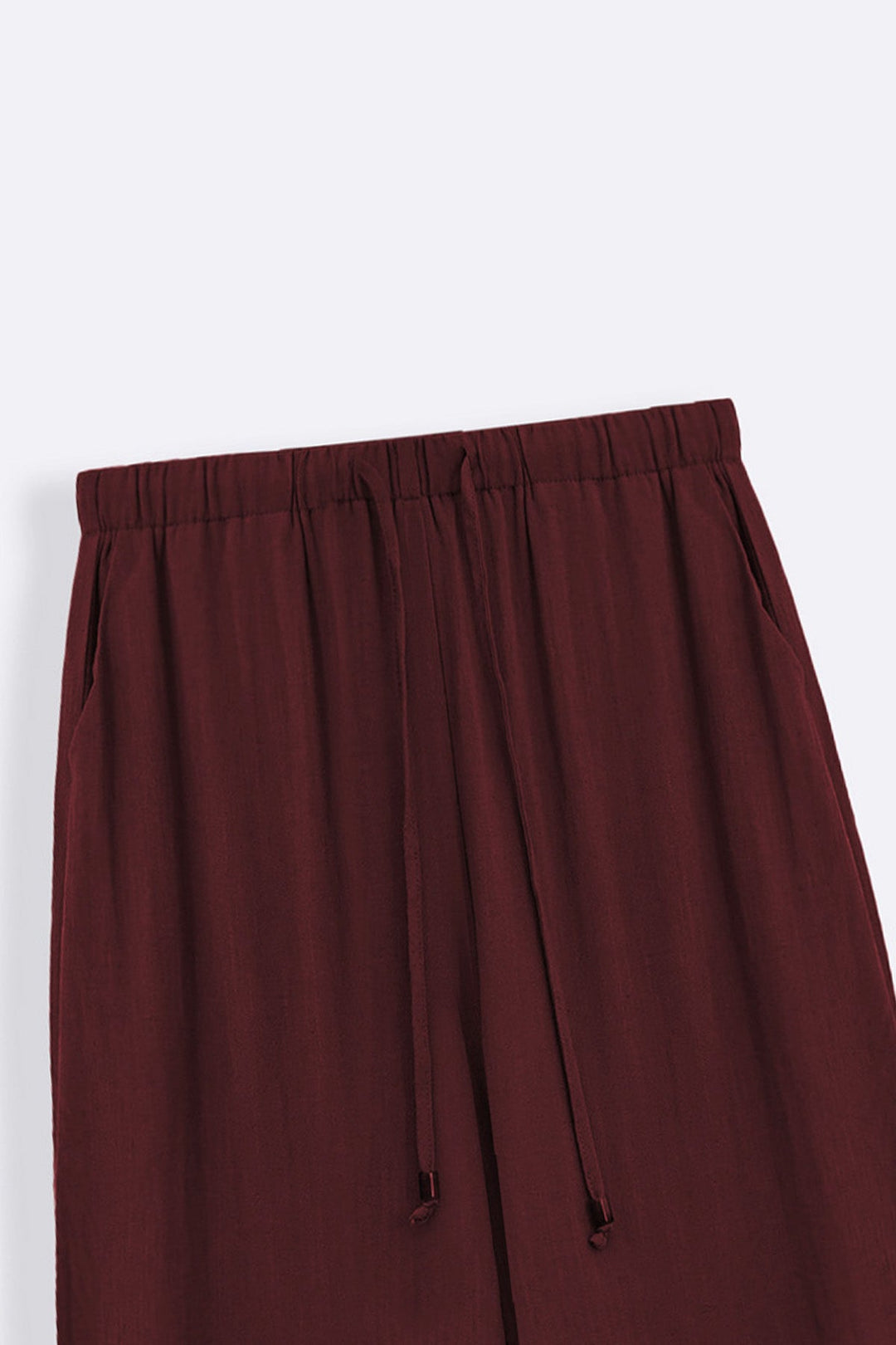 OX BLOOD CROPPED SAFARI PANTS