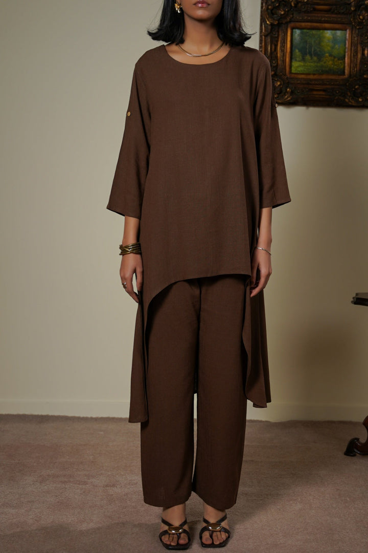 COFFEE EVERYDAY LINEN BLEND PANTS