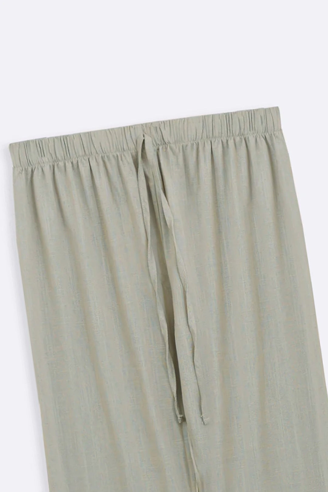 OAT WHITE EVERYDAY LINEN BLEND PANTS