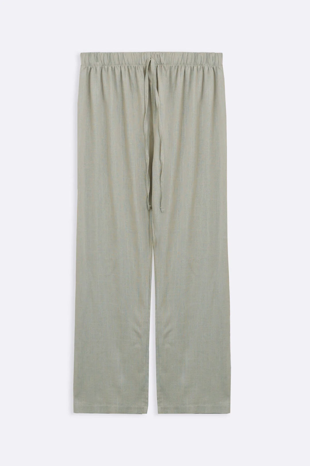 OAT WHITE EVERYDAY LINEN BLEND PANTS