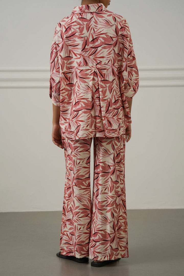 PINK BAMBOO CANOPY PANTS