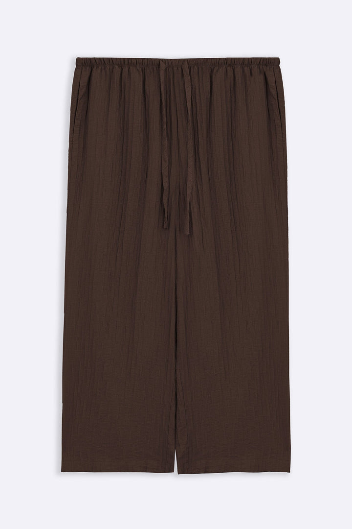 MOCHA SABLE EASY PANTS
