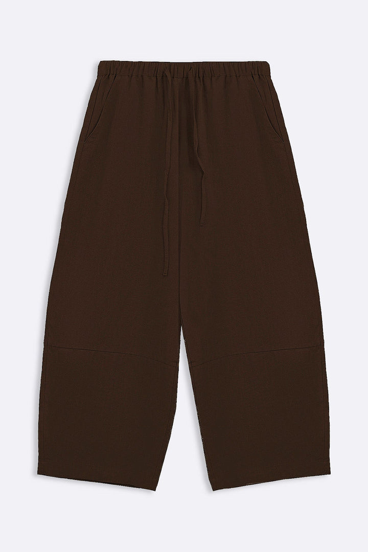 COFFEE PLANT FIBER COCOON PANTS