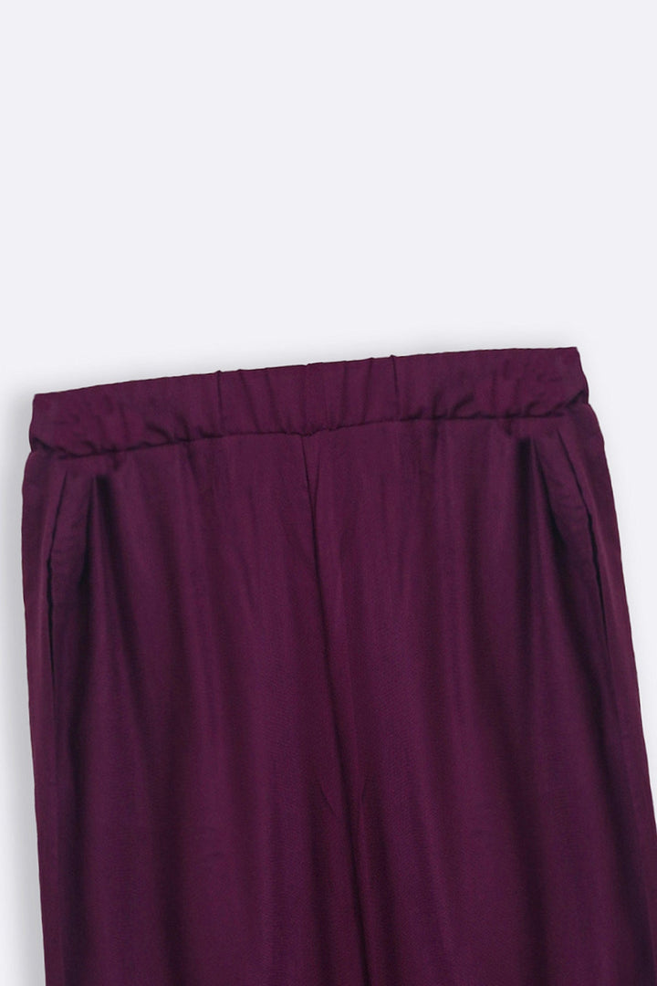 MAROON EASY BREEZE CULOTTES