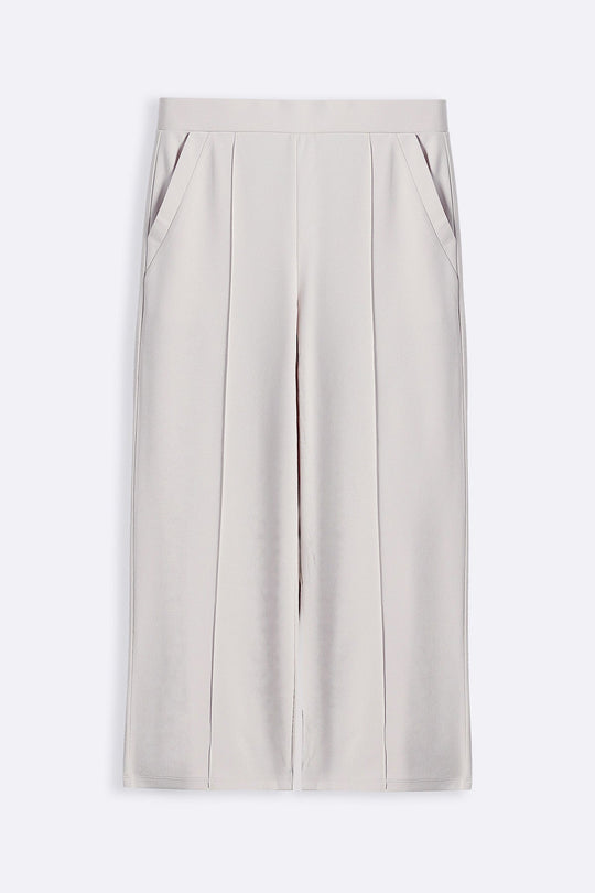 IVORY TAILORED WIDE PANTS